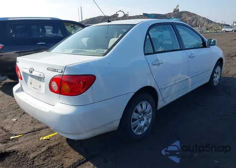 2004 Toyota Corolla Le z USA, uszkodzony, nr VIN 2T1BR38E14C213020